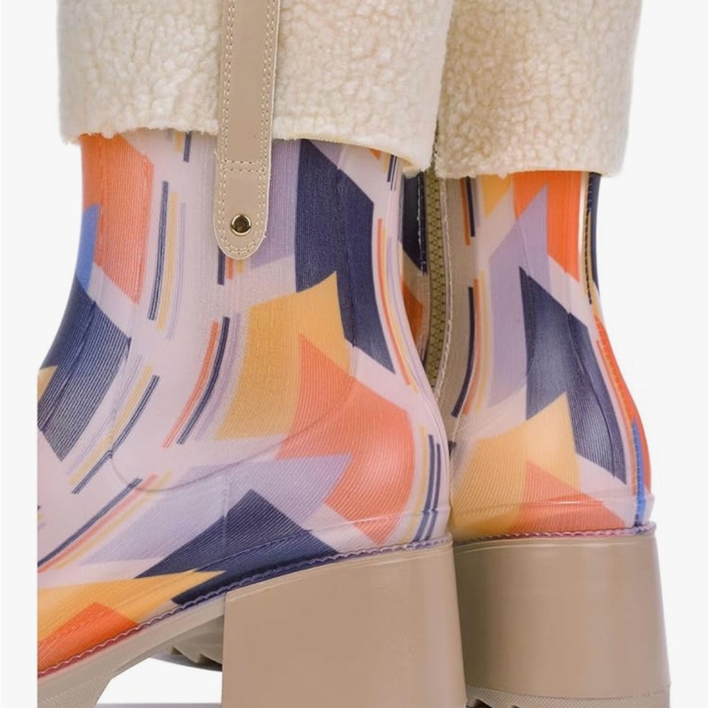 Cape Robbin Multicolor Geometric Winter Boots NWB… - image 5